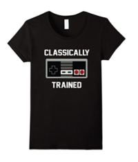 Classically Trained Funny Retro Video Gamer Gift T-Shirt