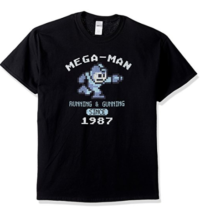 Men’s Mega Man Running and Gunning Since 1987 Vintage T-Shirt