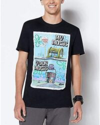 My Music Your Music Meme Spongebob T Shirt - Nickelodeon