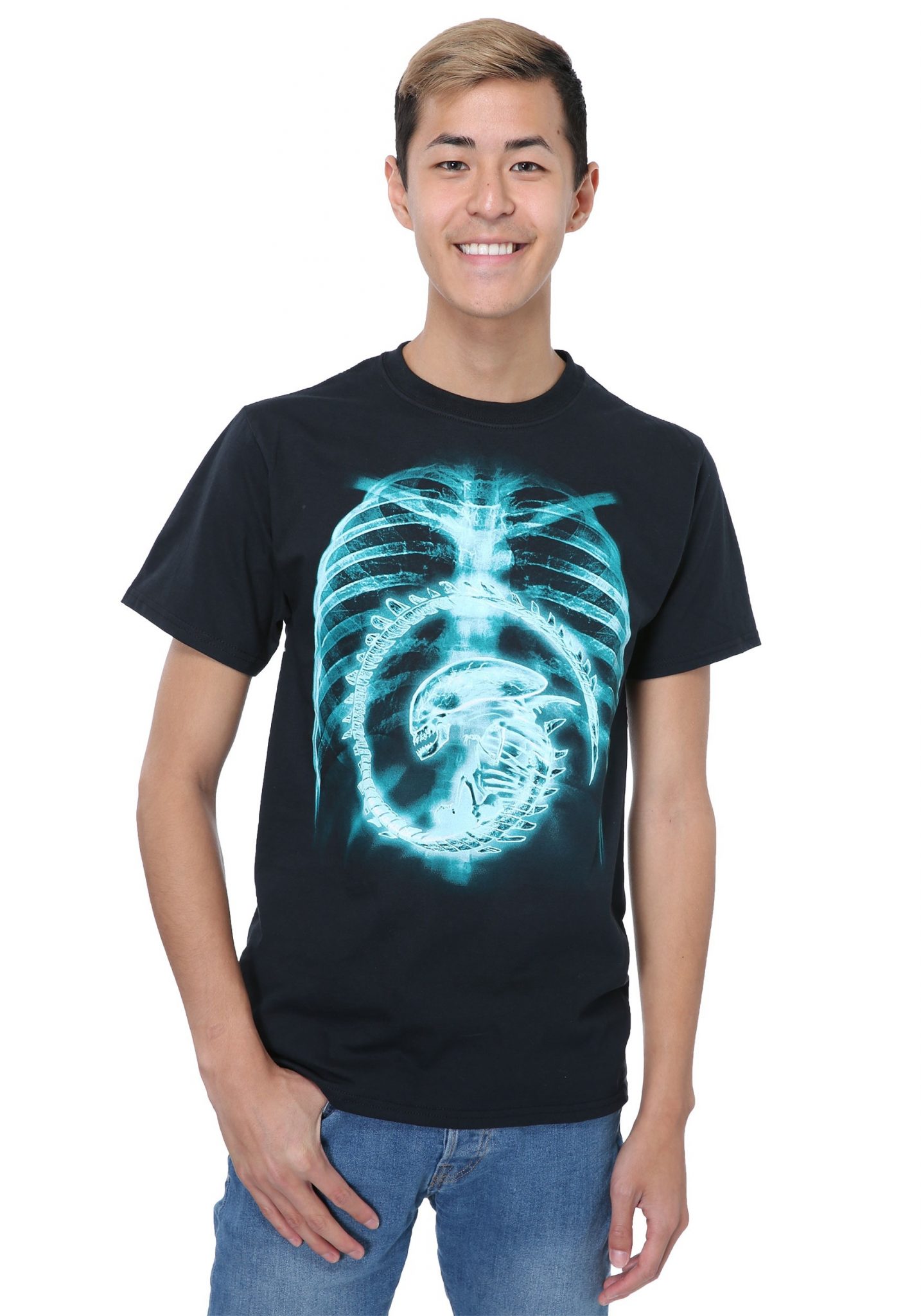 Alien Chest X-Ray Mens T-Shirt - Epic Shirt Shop