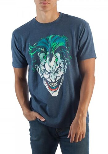 Batman Joker Face Navy Tee