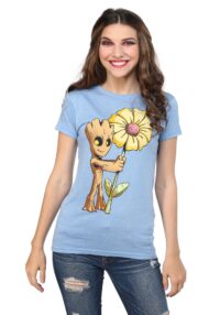 Guardians Of The Galaxy 2 Flower Groot Juniors Tee