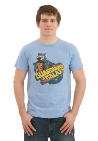 Guardians of the Galaxy Rocket Raccoon Blue T-Shirt