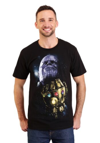 Thanos Infinity Stones Mens Black T-Shirt