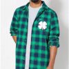 Let’s Get Fucking Lucky St. Patrick’s Day Flannel Shirt