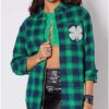 Let’s Get Fucking Lucky St. Patrick’s Day Flannel Shirt