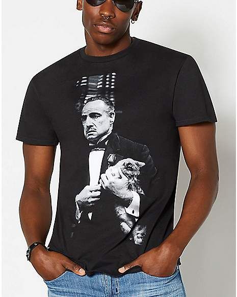 The Godfather Cat T Shirt - Epic Shirt Shop