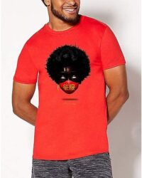 Red Masked T Shirt - Alphagfx