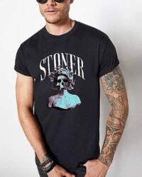 Stoner Medusa Skull T Shirt