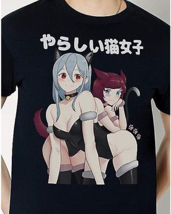 Cat Girls T Shirt - Lewd Complex