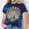 Tie Dye Cheshire Cat T Shirt