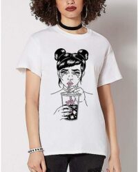 Sad Girl's Soda T Shirt - Tragic Girls