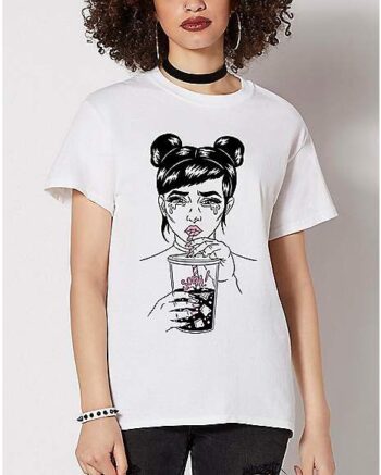 Sad Girl's Soda T Shirt - Tragic Girls
