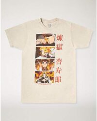 Tan Rengoku T Shirt - Demon Slayer