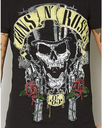 Top Hats Guns N Roses T Shirt