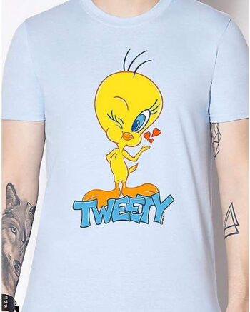 Blue Cutie Tweety T Shirt - Looney Tunes