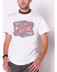 Groovy Floral Coke T Shirt - Coca-Cola