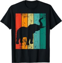 Vintage Cool Retro Elephant T-Shirt