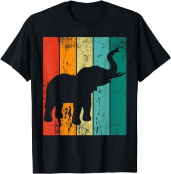 Vintage Cool Retro Elephant T-Shirt